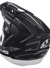 EVS Matte Black/White T5 Pinner Helmet Medium                                     - H16T5P-MBKW-M - Image 2