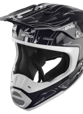 EVS Matte Black/White T5 Pinner Helmet Medium                                     - H16T5P-MBKW-M - Image 3