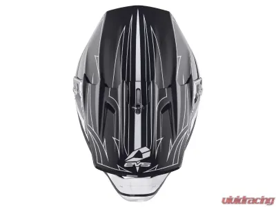 EVS Matte Black/White T5 Pinner Helmet Medium - H16T5P-MBKW-M