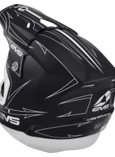 EVS Matte Black/White T5 Pinner Helmet XS                                     - H16T5P-MBKW-XS - Image 2