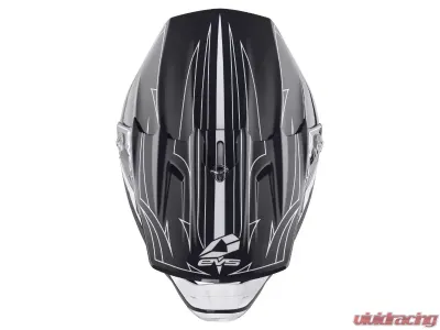 EVS Matte Black/White T5 Pinner Helmet XS - H16T5P-MBKW-XS