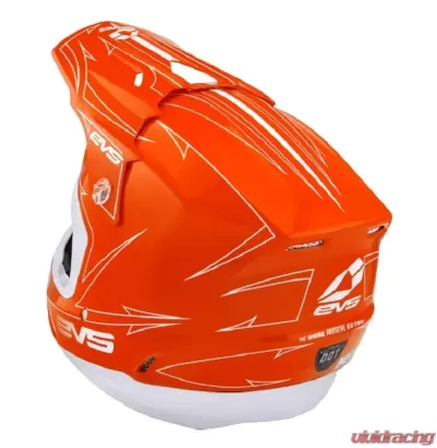 EVS Orange/White T5 Pinner Helmet - H16T5P-OW-L