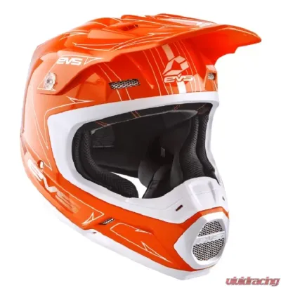 EVS Orange/White T5 Pinner Helmet - H16T5P-OW-L