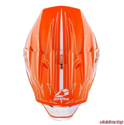 EVS Orange/White T5 Pinner Helmet - H16T5P-OW-L
