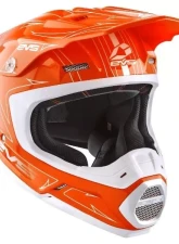 EVS Orange/White T5 Pinner Helmet small                                     - H16T5P-OW-S - Image 4