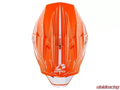 EVS Orange/White T5 Pinner Helmet small - H16T5P-OW-S