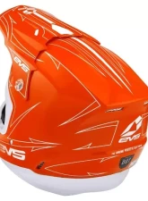 EVS Orange/White T5 Pinner Helmet XS                                     - H16T5P-OW-XS - Image 2
