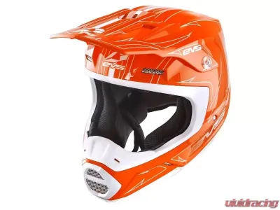 EVS Orange/White T5 Pinner Helmet XS - H16T5P-OW-XS