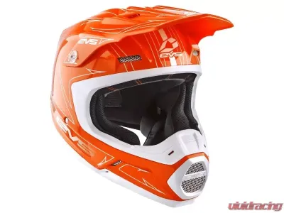 EVS Orange/White T5 Pinner Helmet XS - H16T5P-OW-XS