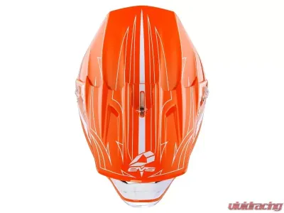 EVS Orange/White T5 Pinner Helmet XS - H16T5P-OW-XS