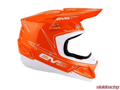 EVS Orange/White T5 Pinner Helmet XL - H16T5P-OW-XL