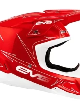 EVS Red/White T5 Pinner Helmet XS                                     - H16T5P-RW-XS - Image 5
