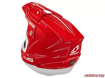 EVS Red/White T5 Pinner Helmet XS - H16T5P-RW-XS