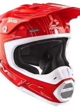 EVS Red/White T5 Pinner Helmet XS                                     - H16T5P-RW-XS - Image 4
