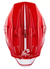 EVS Red/White T5 Pinner Helmet XS                                     - H16T5P-RW-XS - Image 5