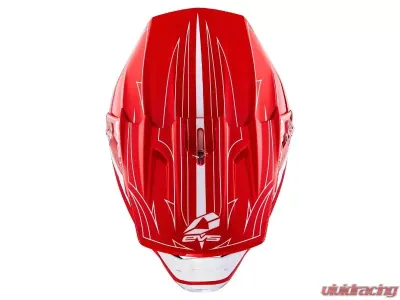 EVS Red/White T5 Pinner Helmet XS - H16T5P-RW-XS