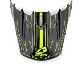 EVS Black/Hi-Vis Yellow T5 Replacement Visors Pinner