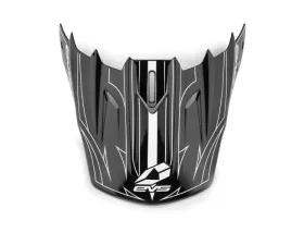 EVS Matte Black/White T5 Replacement Visor Pinner