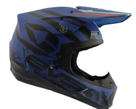 EVS Matte Dark Blue T5 Grappler Helmet XL