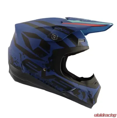 EVS Matte Dark Blue T5 Grappler Helmet XL - HE18T5G-DKBU-XL