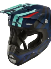 EVS Matte Dark Blue T5 Grappler Helmet XL                                     - HE18T5G-DKBU-XL - Image 3