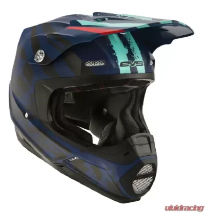 EVS Matte Dark Blue T5 Grappler Helmet XL - HE18T5G-DKBU-XL