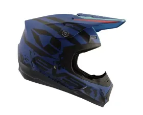 EVS Matte Dark Blue T5 Grappler Helmet Medium