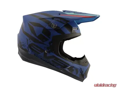 EVS Matte Dark Blue T5 Grappler Helmet Small - HE18T5G-DKBU-S