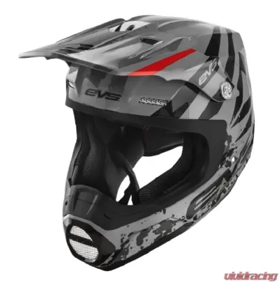 EVS Grey T5 Grappler Helmet Medium - HE18T5G-GY-M