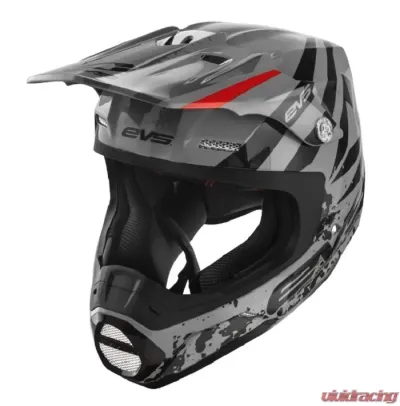 EVS Grey T5 Grappler Helmet XL - HE18T5G-GY-XL