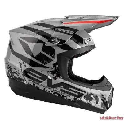 EVS Grey T5 Grappler Helmet XS - HE18T5G-GY-XS