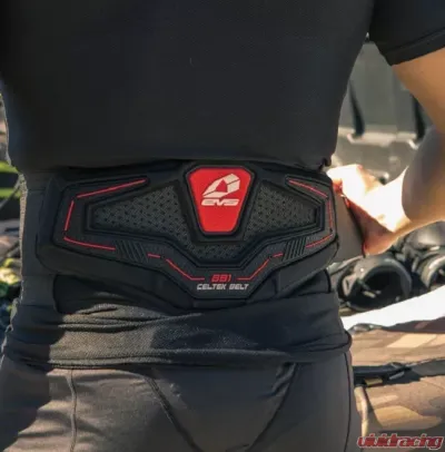 EVS Black Kidney Belt Air Large - KBA19-BK-L
