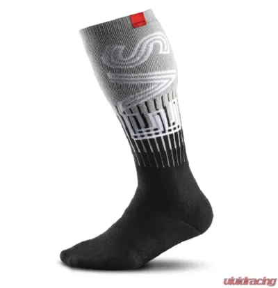 EVS Torino Black/Grey Moto Socks L/XL - MSOCKT-BK/GY-L/XL