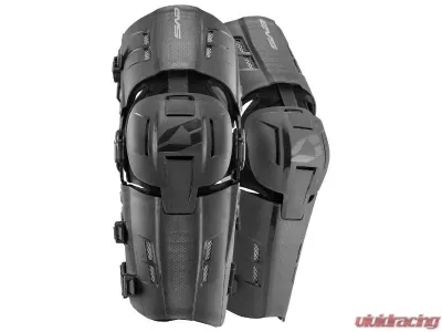 EVS Pair Black RS9 Knee Brace Large - RS9-BK-LP