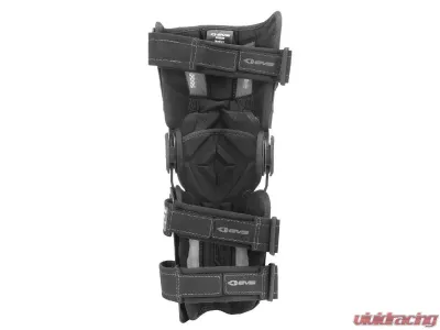 EVS Pair Black RS9 Knee Brace Large - RS9-BK-LP