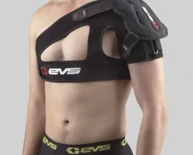 EVS Black Adult SB04 Shoulder Brace 2XL (48-52