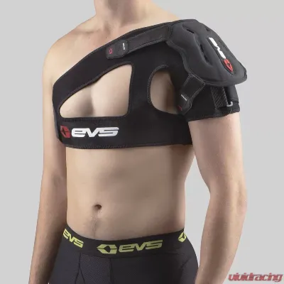 EVS Black Adult SB04 Shoulder Brace 2XL (48-52") - SB04-XXL