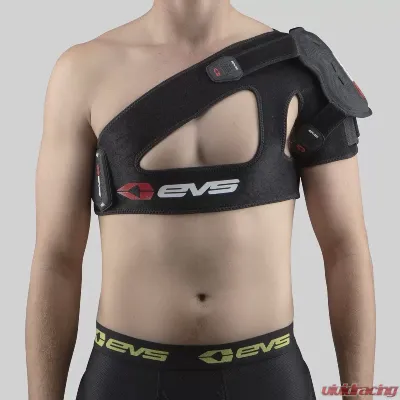 EVS Black Adult SB04 Shoulder Brace 2XL (48-52") - SB04-XXL
