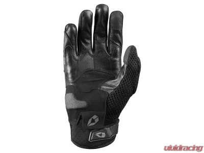 EVS Black Assen Street Gloves Large - SGL19A-BK-L