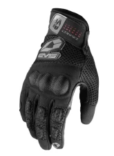 EVS Black Valencia Street Gloves                                     - SGL19V-BK-M - Image 2