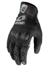 EVS Black Valencia Street Gloves                                     - SGL19V-BK-S - Image 2