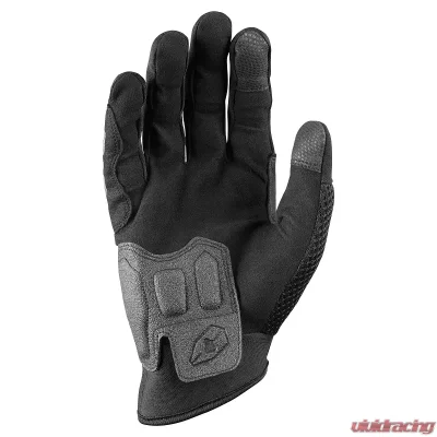 EVS Black Valencia Street Gloves - SGL19V-BK-S