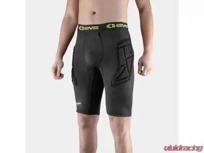 EVS Black Tug Padded Riding Shorts Small - TUGBOTPAD-BK-S