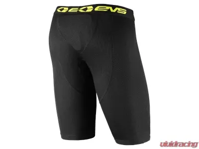 EVS Black Tug Vented Riding Shorts Small - TUGBOTVENT-BK-S