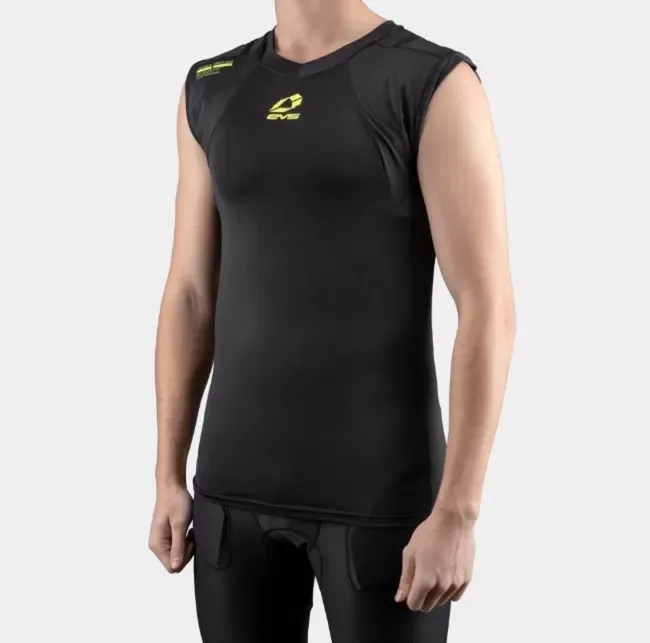 EVS Black TUG CTR Vest Large - TUGTOPCTRV-BK-L
