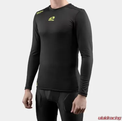 EVS Black Tug Long Sleeve Shirt Large - TUGTOPLS-BK-L