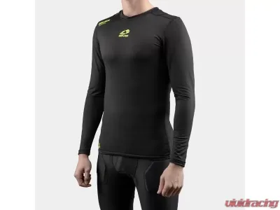 EVS Black Tug Long Sleeve Shirt Small - TUGTOPLS-BK-S