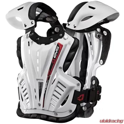 EVS White Adult Vex Roost Deflector Large (140-190 lbs.) - VEX-W-L