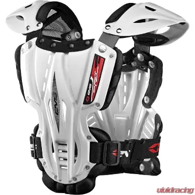 EVS White Adult Vex Roost Deflector Large (140-190 lbs.) - VEX-W-L