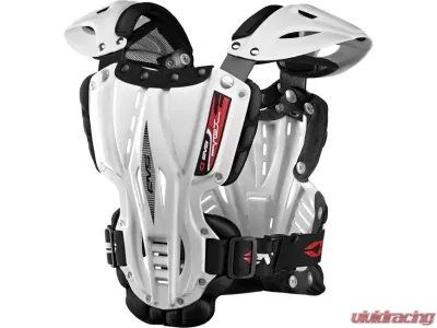 EVS White Adult Vex Roost Deflector Medium (75-140 lbs.) - VEX-W-M